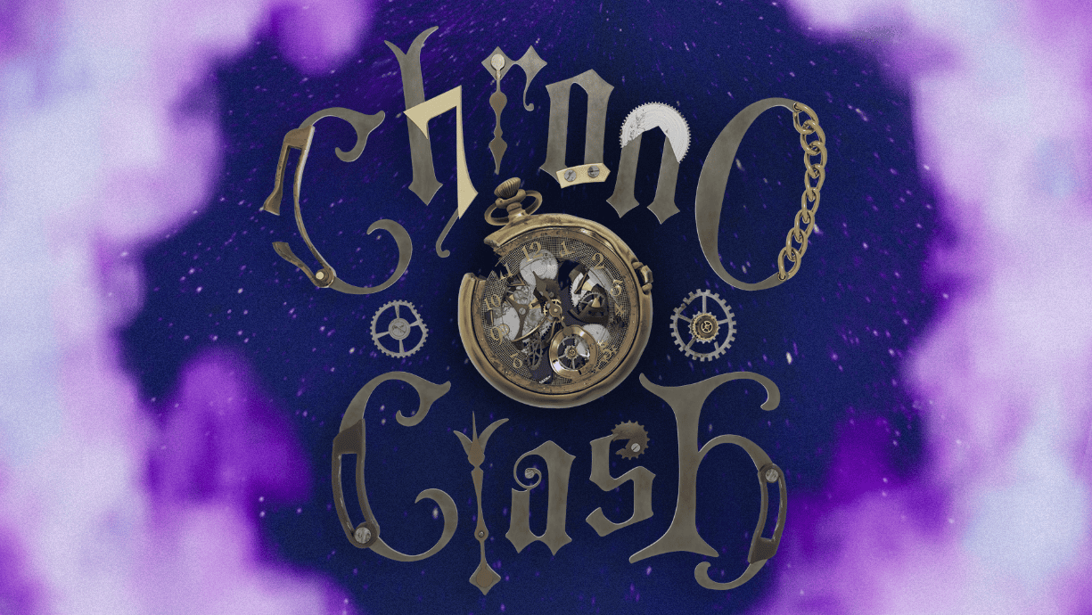 Chrono Clash logo featured in the image