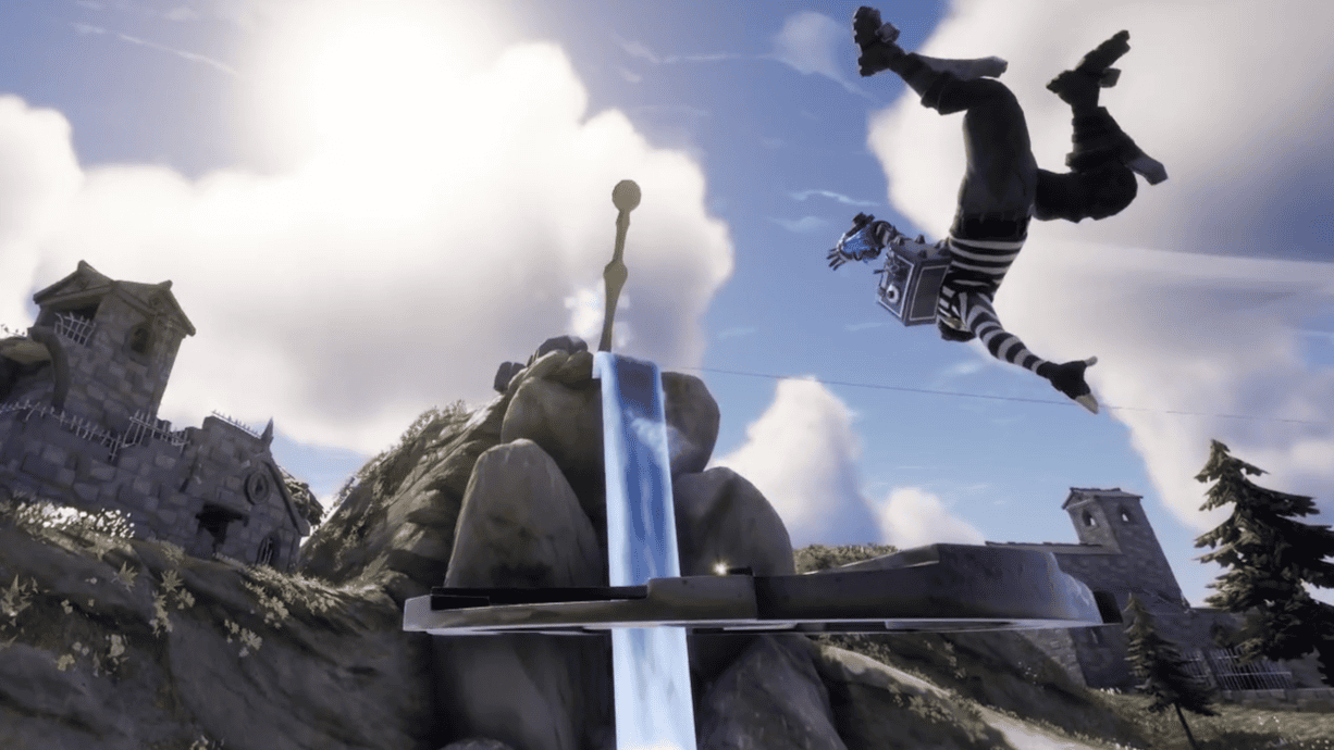 Player in action during a Chrono Clash match