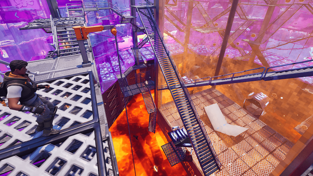 Isola Trappola di Cristallo di Fortnite con arene dinamiche, ambienti in continuo cambiamento e visuali immersive